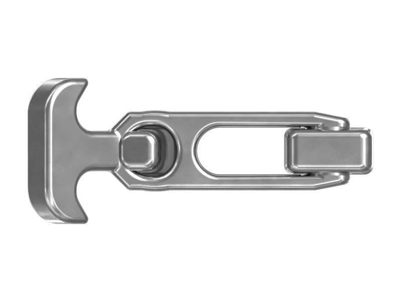 Защелка капота для боковой панели в раме и корпусе