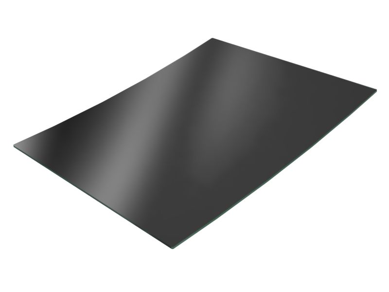 Изогнутое светло-зеленое защитное стекло толщиной 6,8 мм