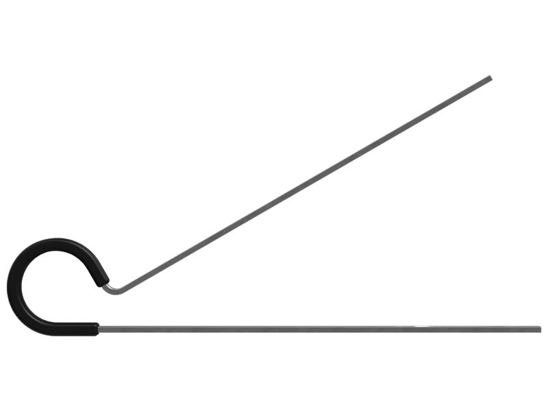 Зажим с минимальным внутренним диаметром 9,52 мм