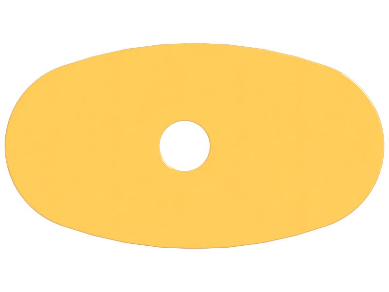 Опорная пластина защелки толщиной 2,5 мм