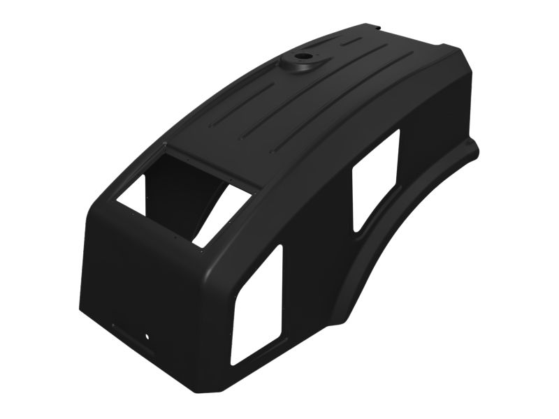 Литой пластмассовый основной капот