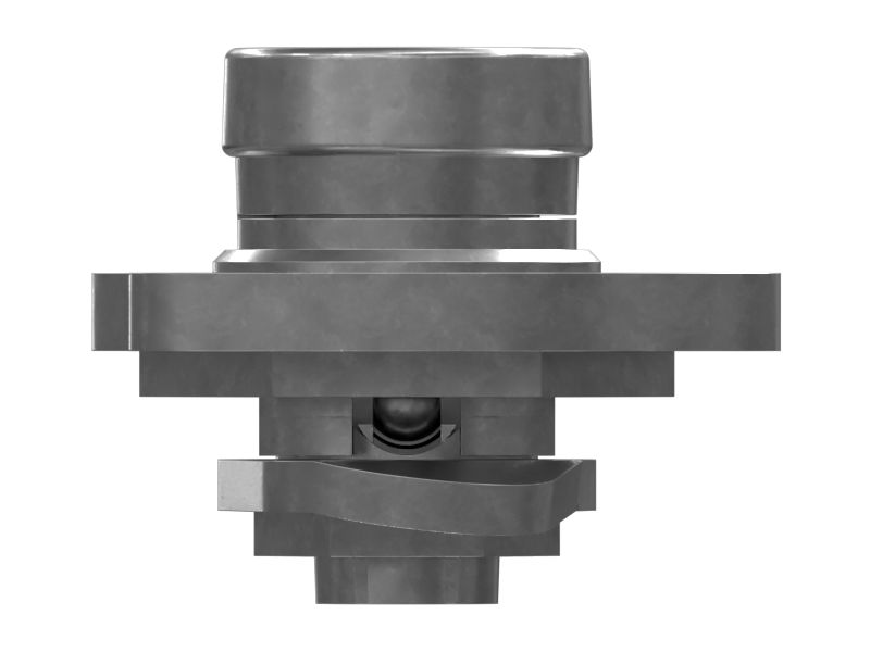 Рукоять отсека с двухпозиционным фиксатором