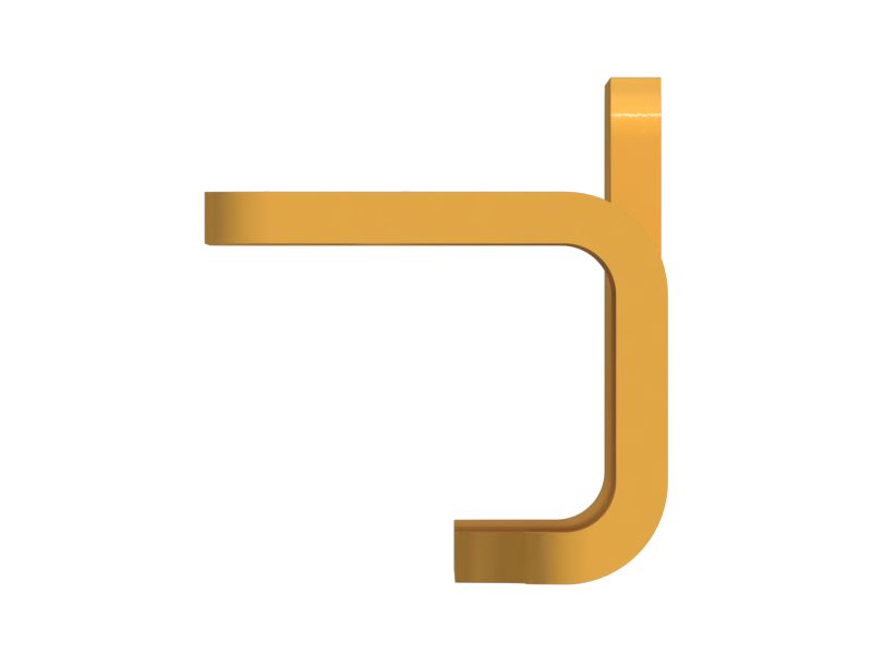 Монтажный кронштейн лестницы толщиной 8 мм