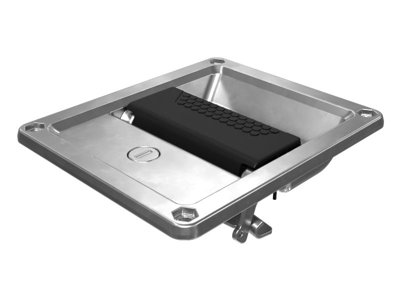 Пластмассовая убирающаяся ручка с защелкой