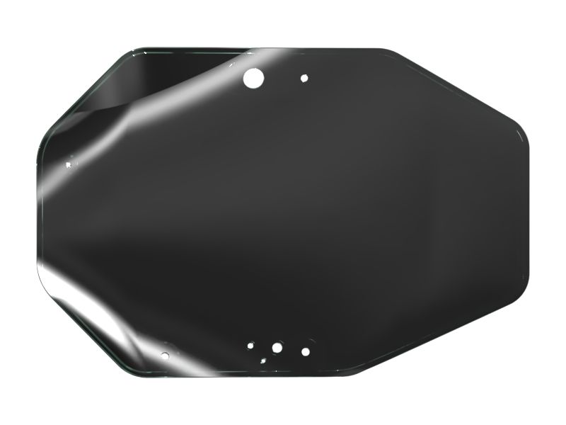 Окно двери кабины оператора, длина 1164,8 мм