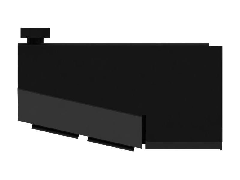 Крышка внедорожного самосвала с защелками и петлями