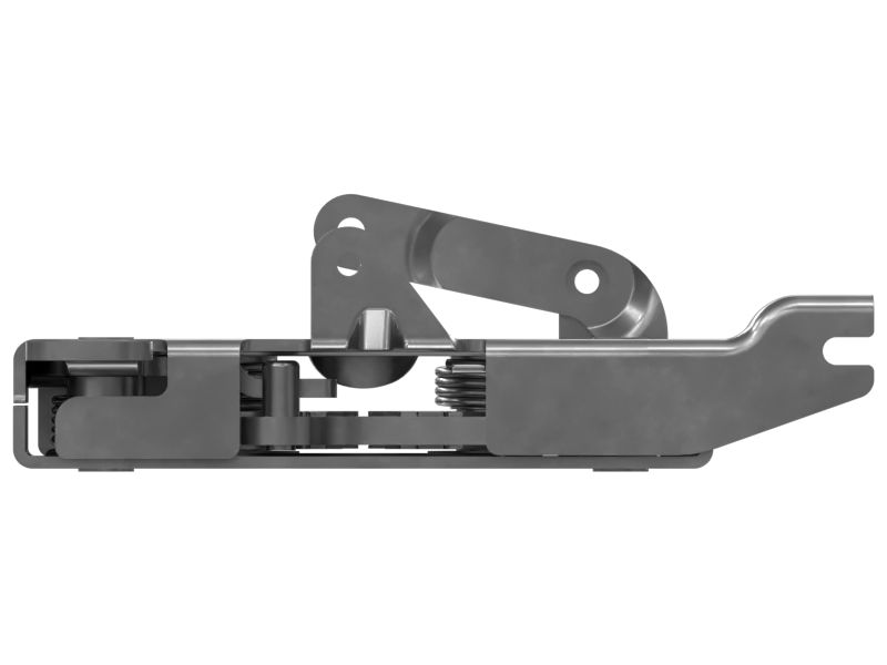 Поворотная защелка двери кабины
