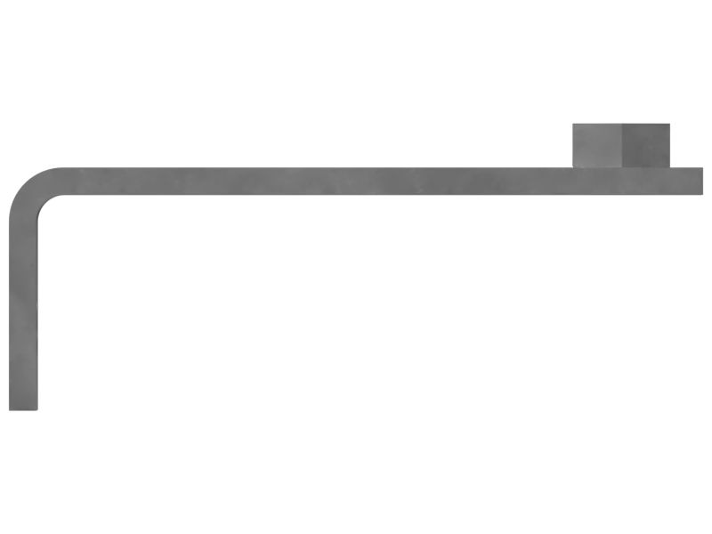 Опорный кронштейн, 90 градусов, толщина 5 мм