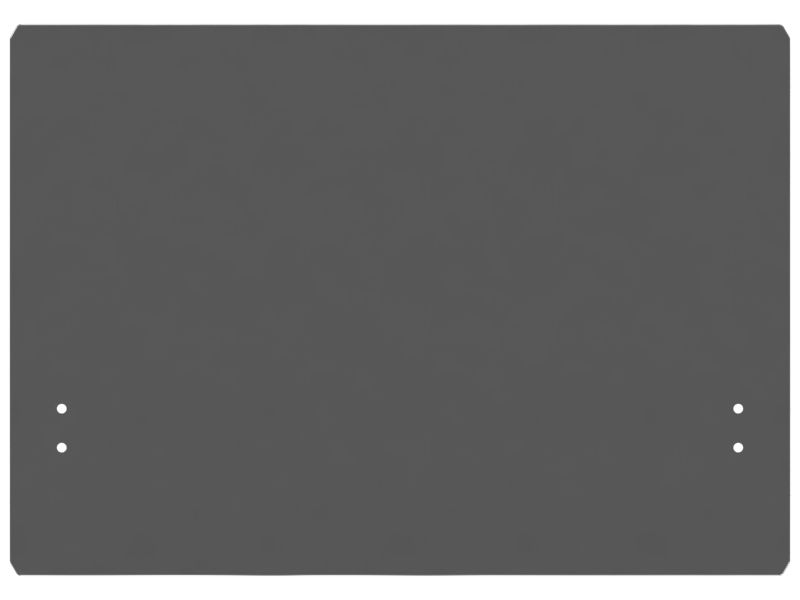 Изогнутое безопасное стекло переднего окна кабины толщиной 5 мм