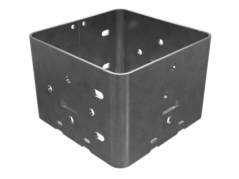 Одно легкое стальное ограждение