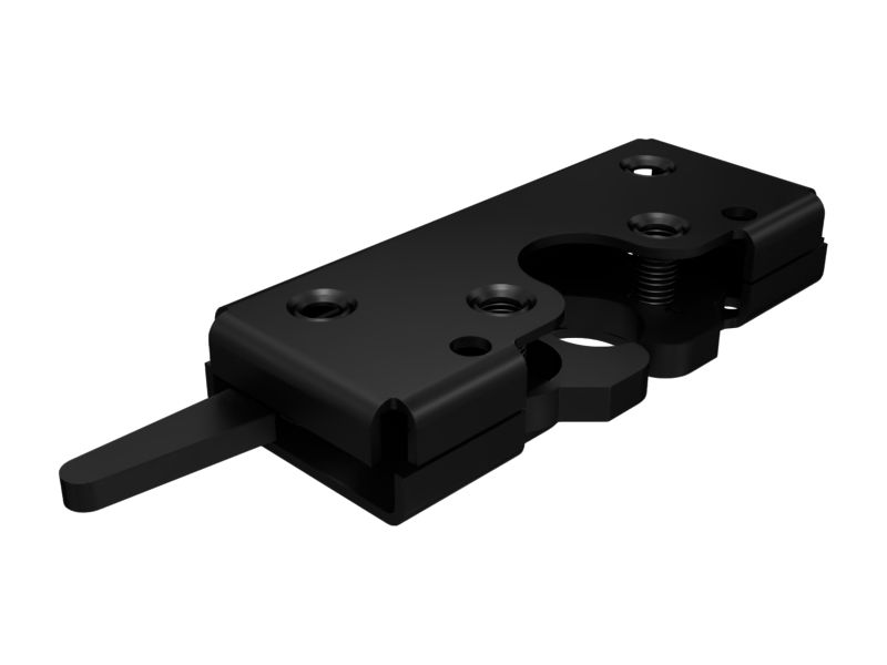 Поворотная дверная защелка для двух объектов