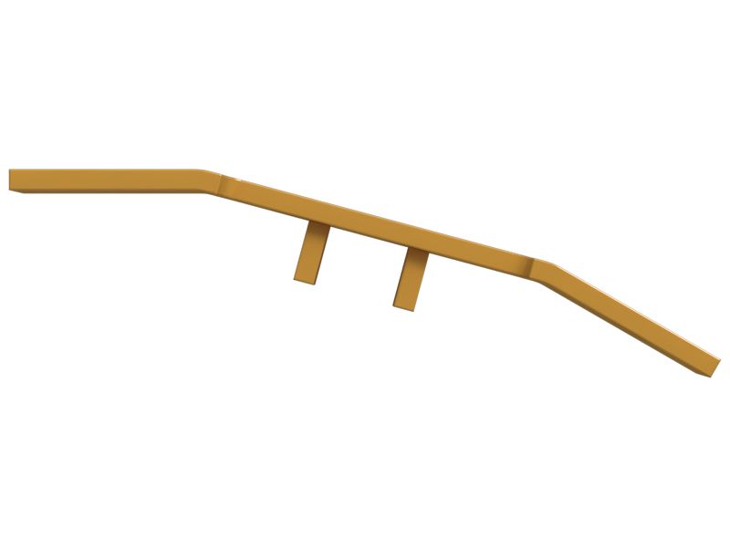 Пластина с крюком с креплением четырьмя болтами