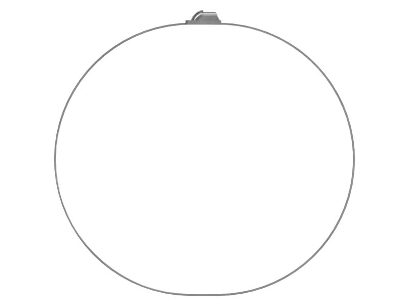 Кабельная накладка из нержавеющей стали длиной 362 мм