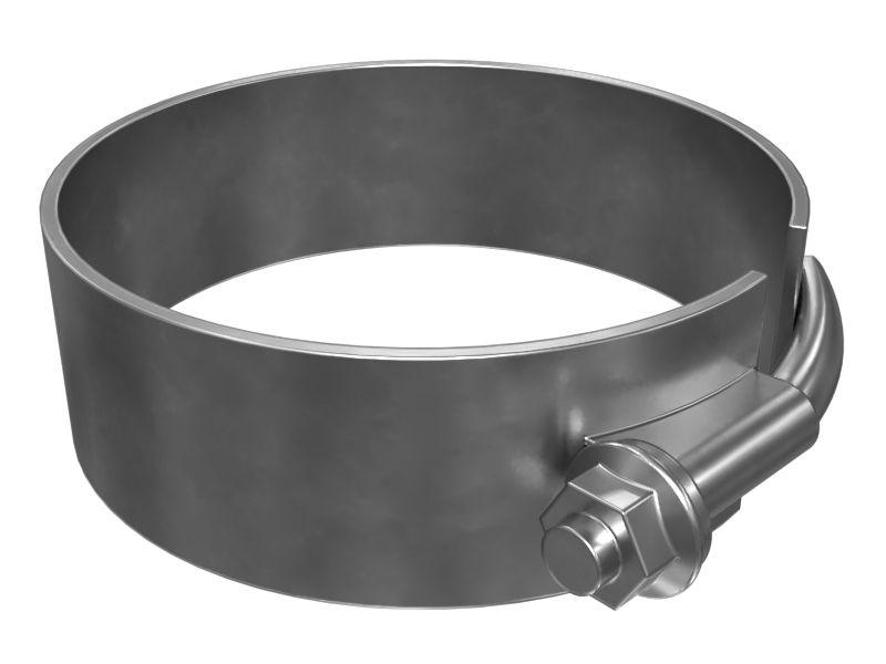 Изогнутый болтовой зажим диаметром от 106,9 до 111,3 мм