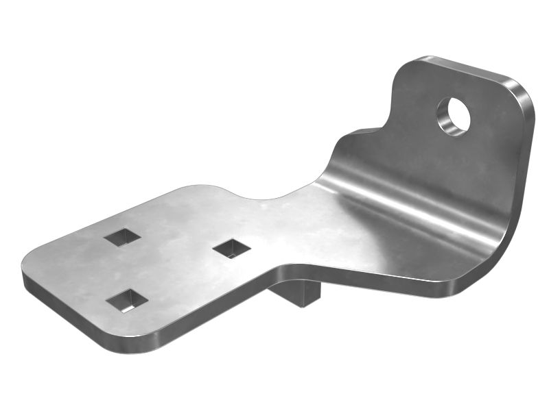 Монтажный кронштейн ступеньки толщиной 10 мм