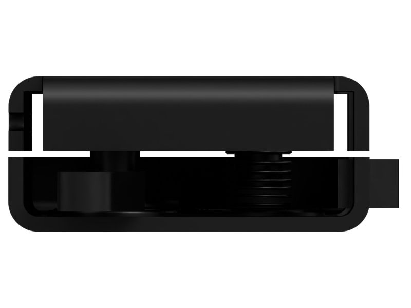 Поворотная дверная защелка для двух объектов