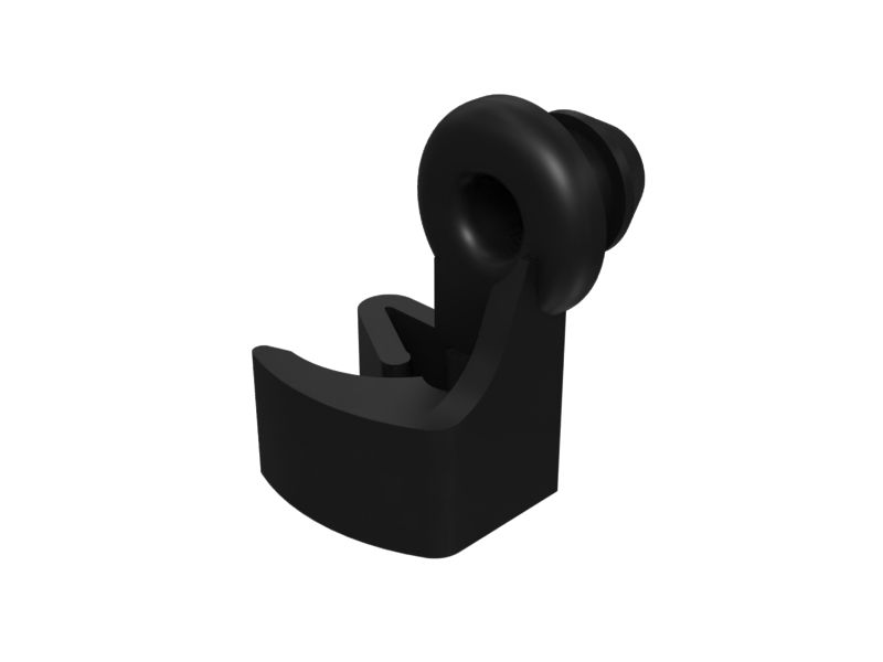 Зажим для конца стержня диаметром 3 мм