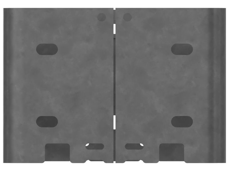 Одно легкое стальное ограждение