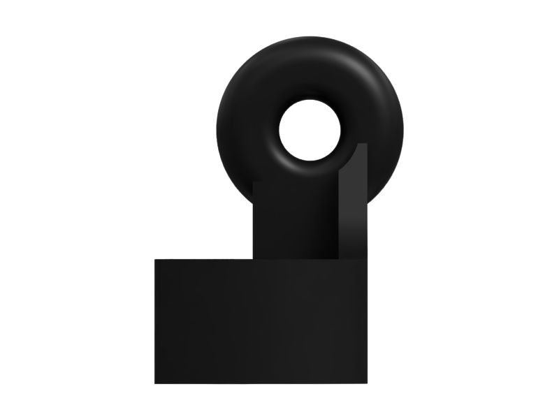 Зажим для конца стержня диаметром 3 мм