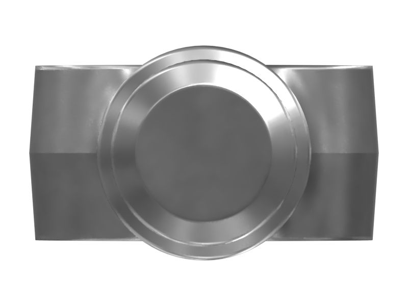 Стальной фиксированный шток с проушиной