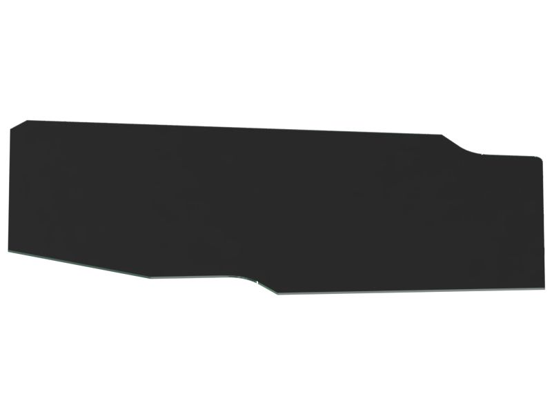 Дверное безопасное стекло высотой 1556,50 мм