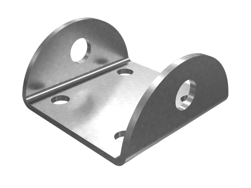 Монтажный кронштейн дверной защелки толщиной 3 мм