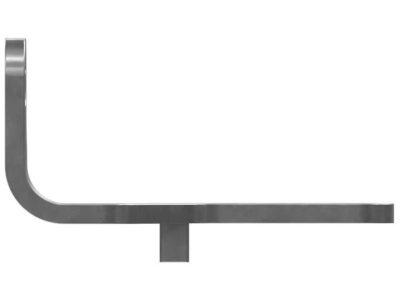 Монтажный кронштейн ступеньки толщиной 10 мм