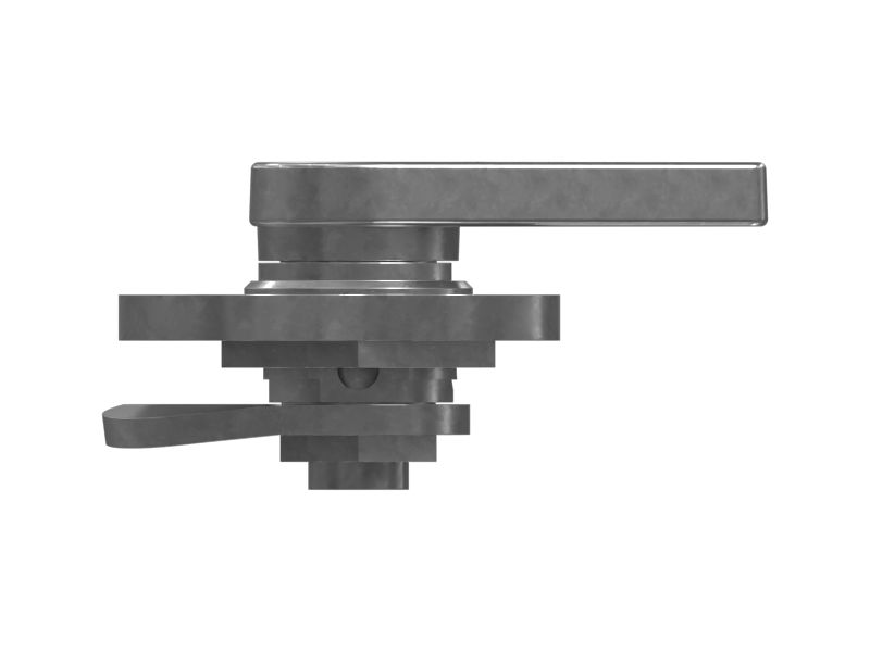 Рукоять отсека с двухпозиционным фиксатором