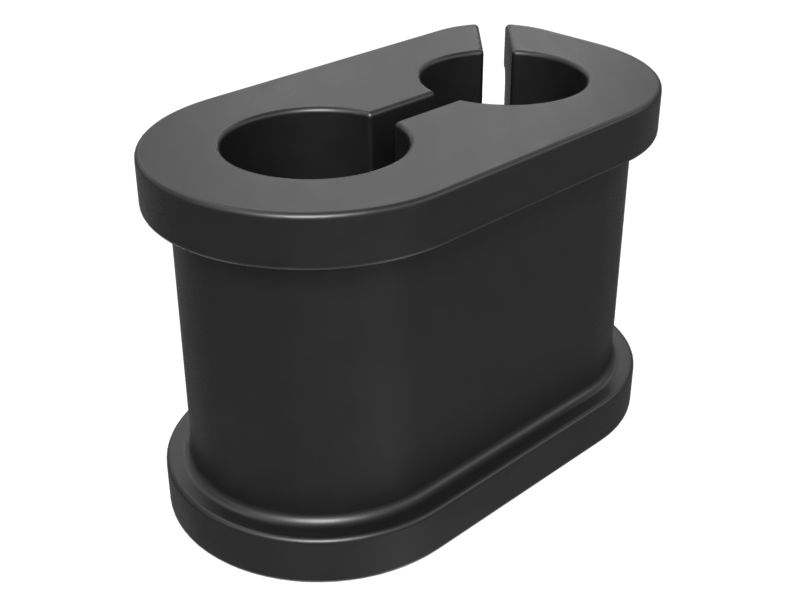 385-3821: Резиновая втулка с одним квадратным углом 16,50 мм