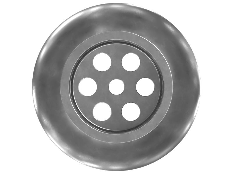 Шар со сферическим диаметром 186,15 мм и толщиной 133,4 мм