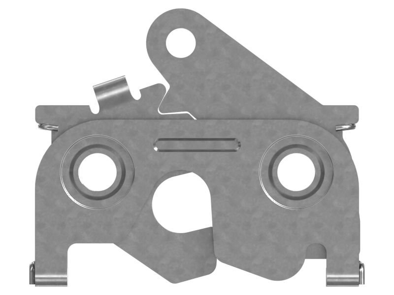 Одноступенчатая поворотная защелка