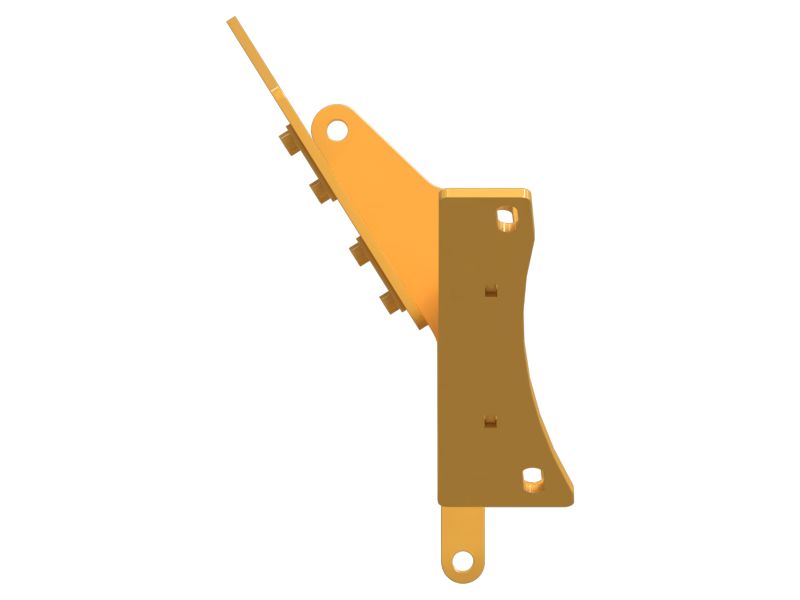 Монтажный кронштейн скребка шины