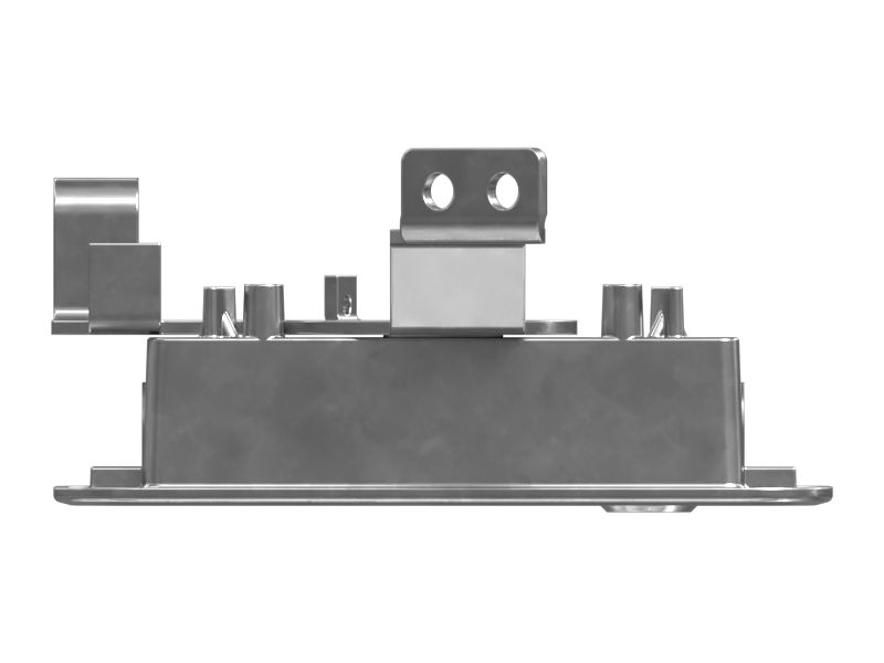 Стальная дверная ручка с защелкой