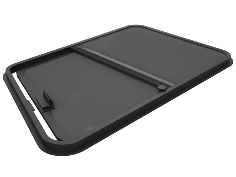 Стекло окна двери кабины, высота 800,93 мм