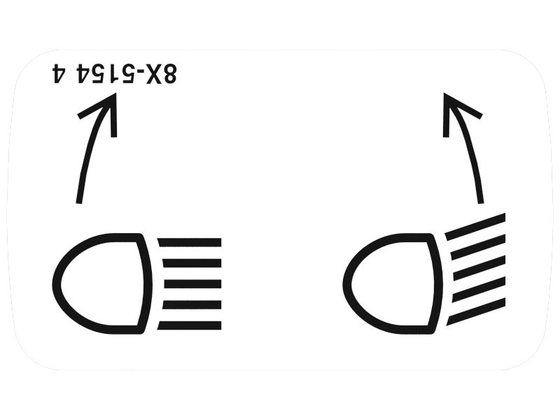 Наклейка для фар