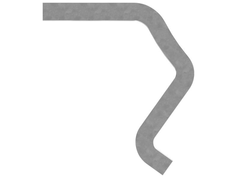 Однотрубный стальной патрубок с отверстиями