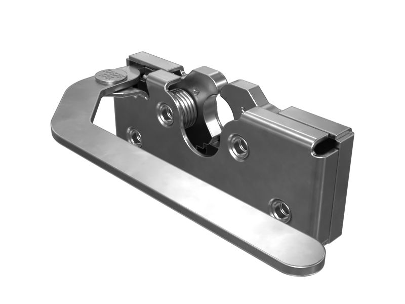 Поворотная защелка двери кабины