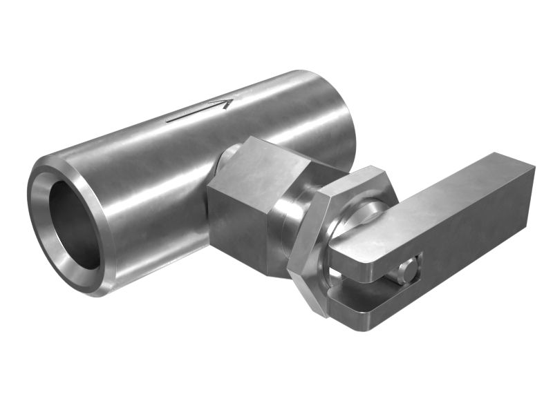 Клапан из латуни для топлива с резьбой длиной 47,63 мм