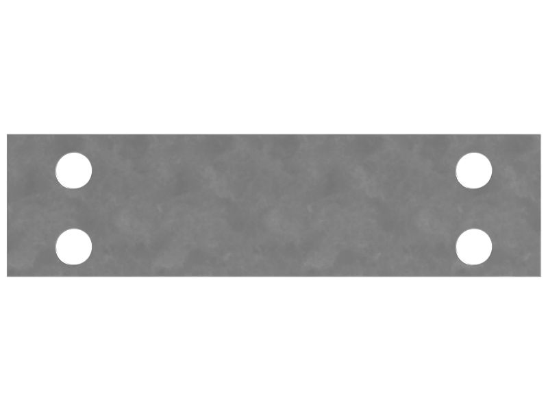 Стальная регулировочная прокладка толщиной 1 мм