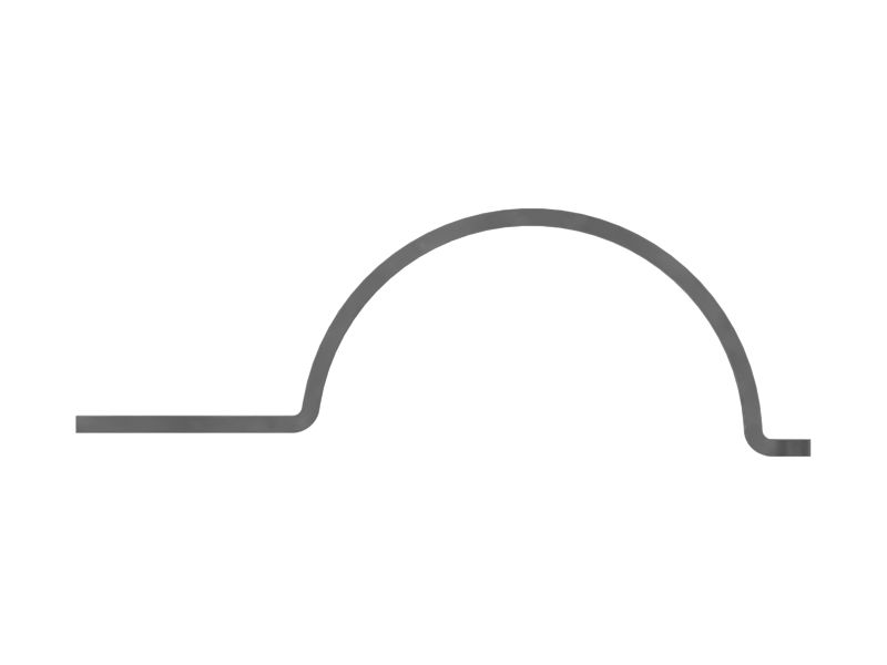 Стальной зажим с внутренним диаметром 63,50 мм