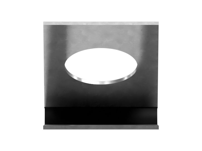 Зажим крепления топливопроводов шириной 25 мм