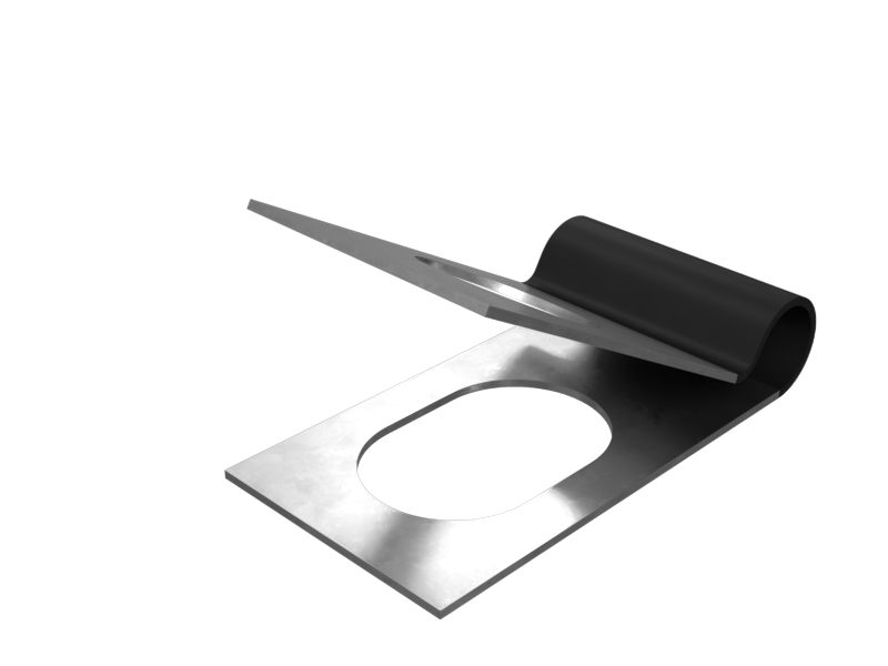 Зажим крепления топливопроводов шириной 25 мм