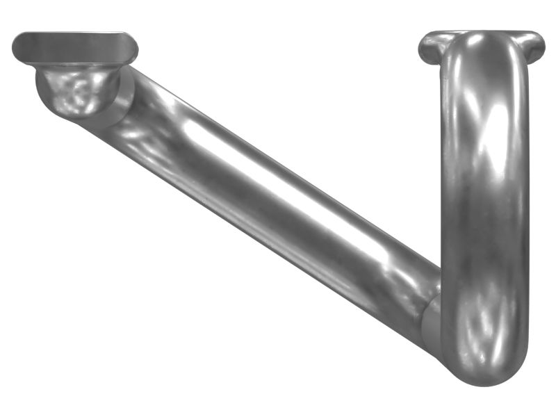 Ручка для стальной трубы с несколькими изгибами