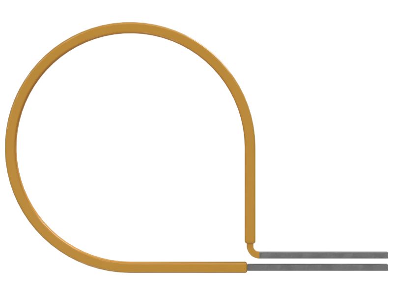 Зажим для одной трубки с внутренним диаметром 57,15 мм