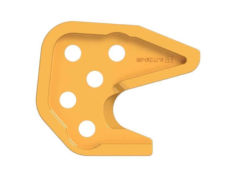 Направляющая с правой стороны для подъема чаши скребка