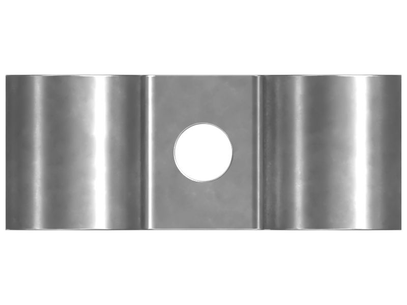 Зажим двойной полукольцевой для трубы с внутренним диаметром 38 мм