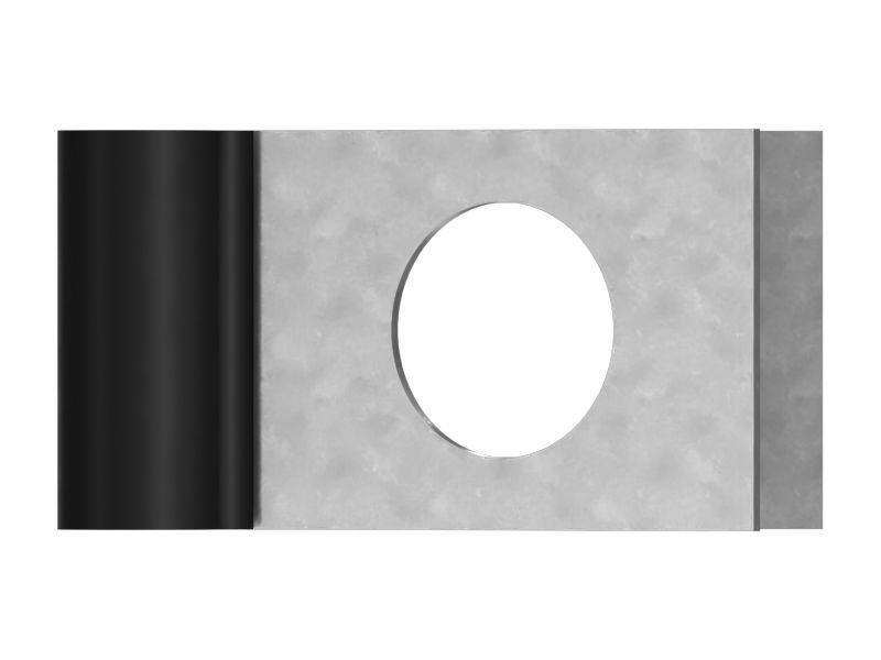 Зажим крепления топливопроводов шириной 25 мм