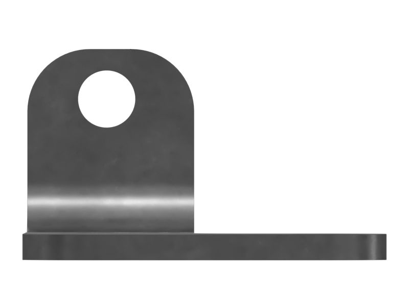 Кронштейн для прокладки труб под углом 90 градусов толщиной 6 мм