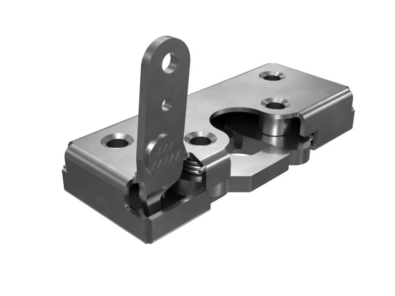 Поворотная защелка двери кабины