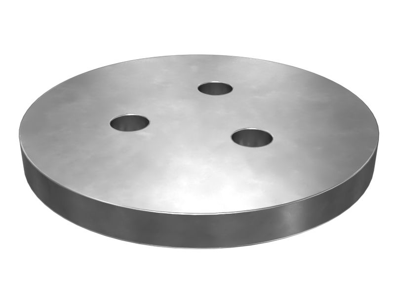 Стальной круглый фиксатор, наружный диаметр 127 мм